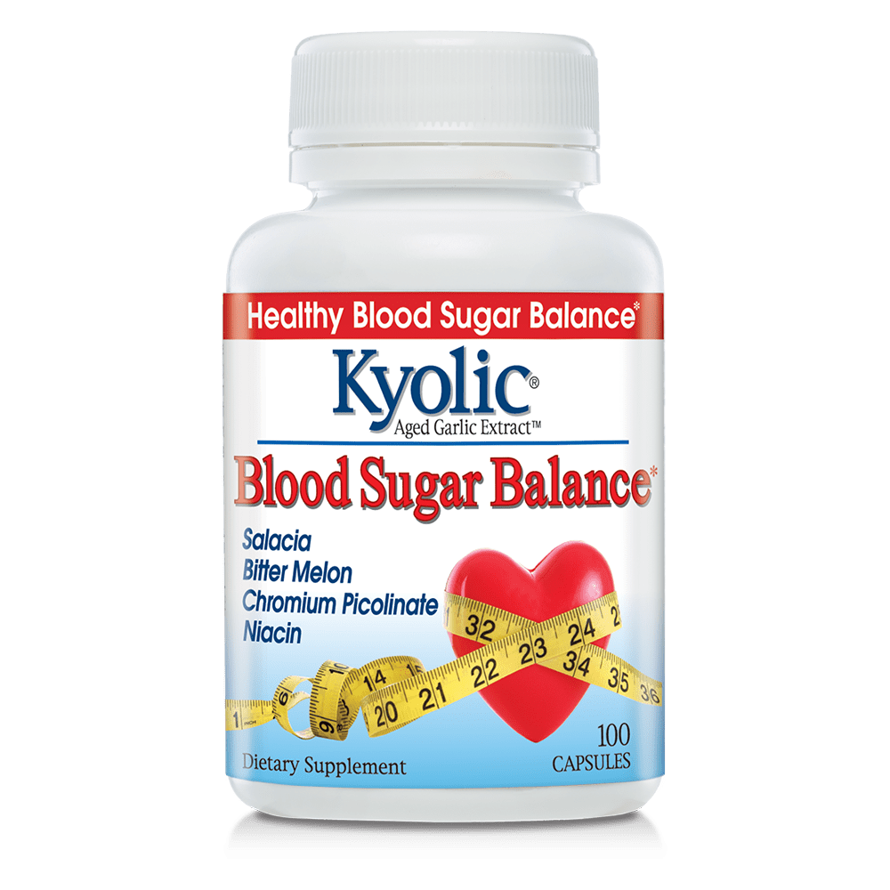Kyolic aged garlic extract blood sugar balance