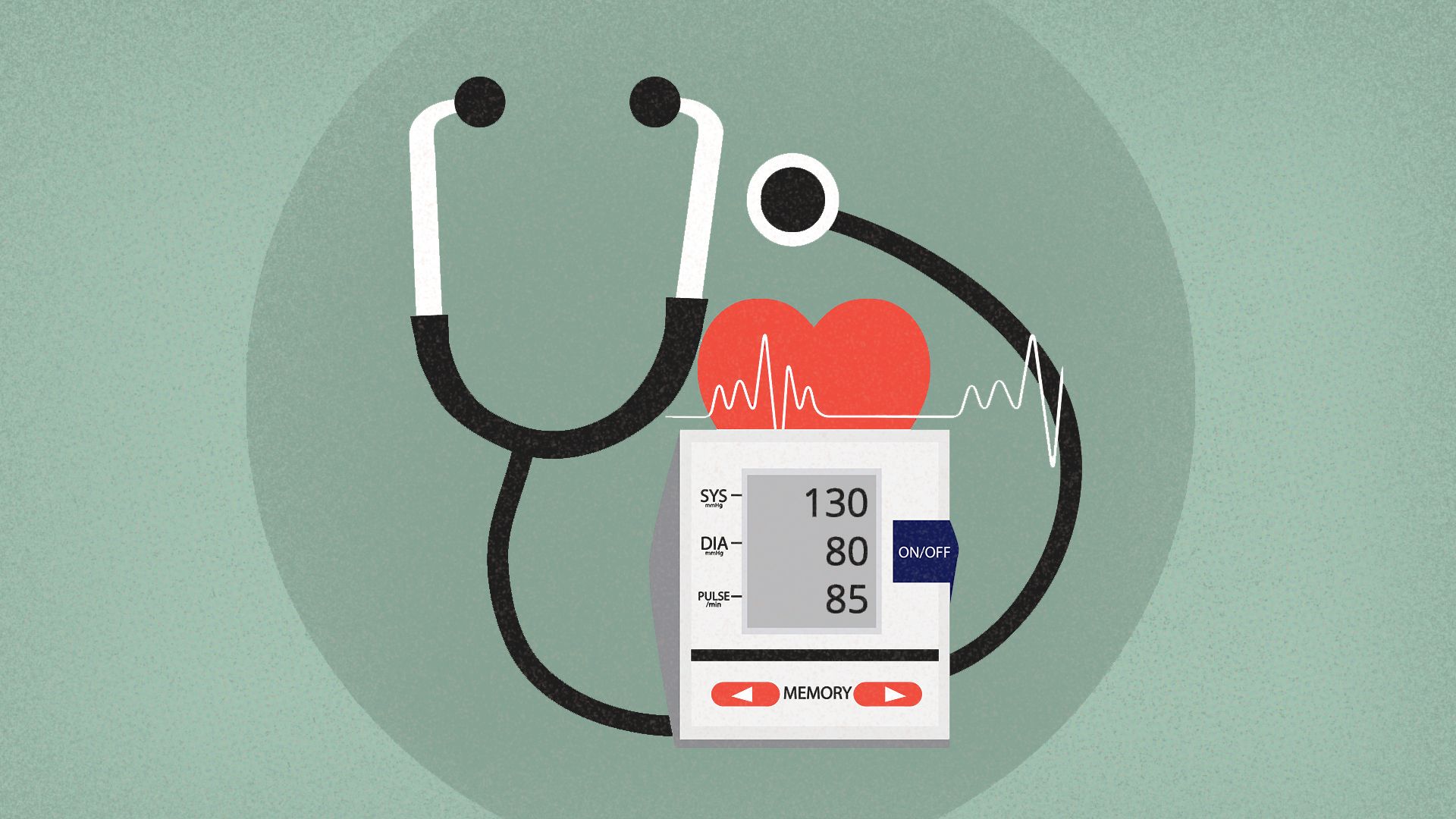 stethoscope and blood pressure cuff image